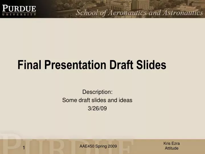 presentation draft