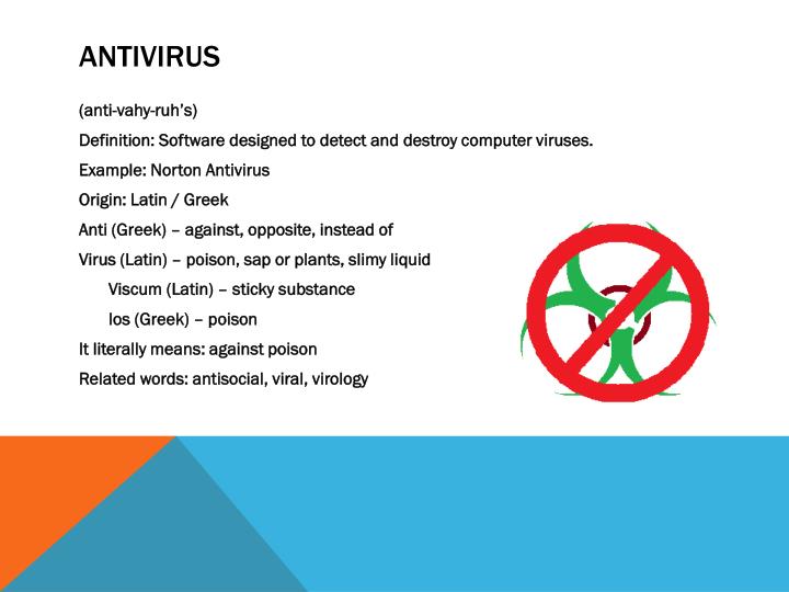 antivirus definition ict