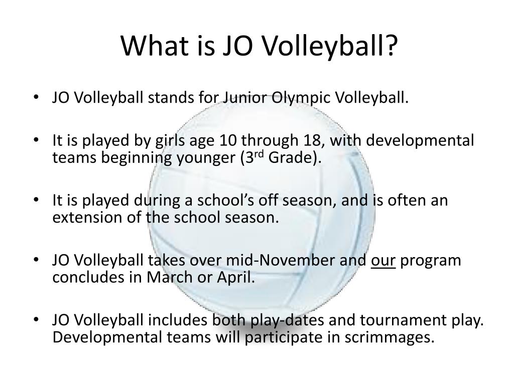 PPT to Rockford JO Club Volleyball PowerPoint Presentation