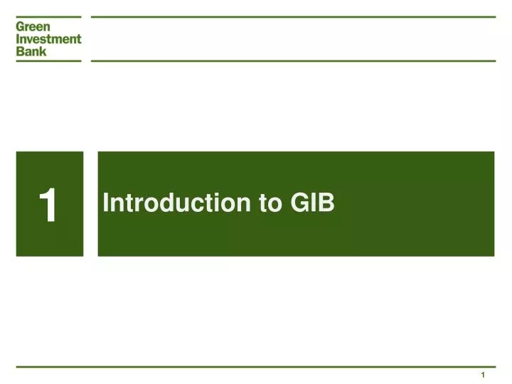 introduction to gib n.