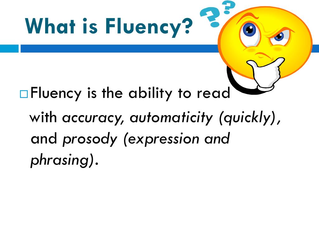 speech fluency definition