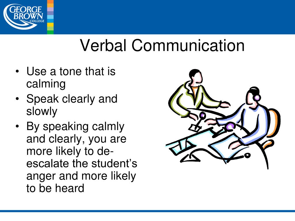 verbal skills in presentation