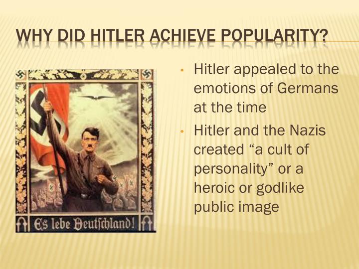 how did hitler manage to achieve How did hitler control germany hitler was a dictator this means that he had complete control over germany and nobody could stop him when hitler was in power, he. how did hitler manage to achieve How did hitler control germany hitler was a dictator this means that he had complete control over germany and nobody could stop him when hitler was in power, he.