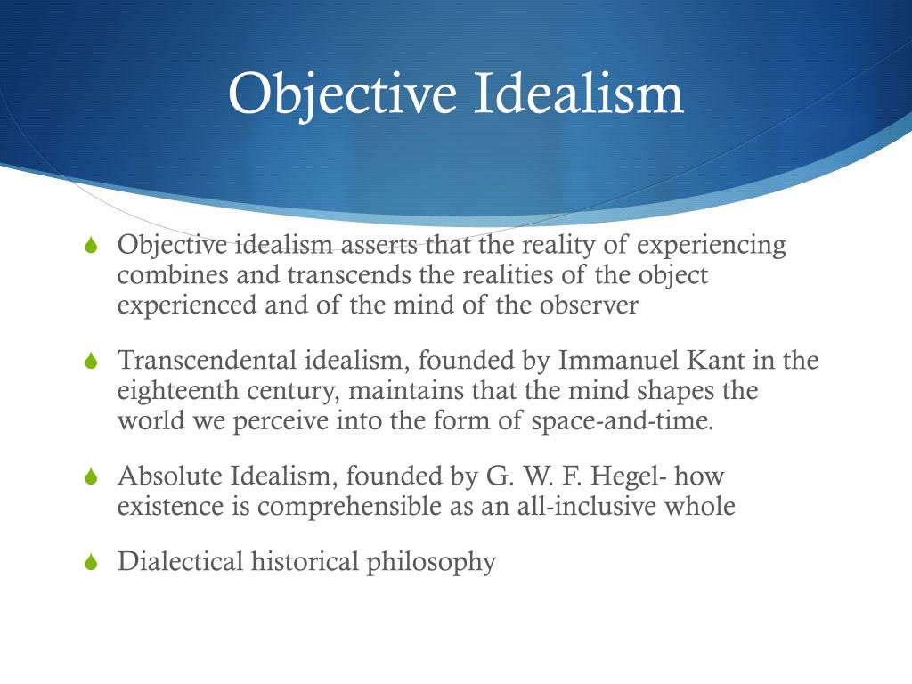 subjective idealism essay