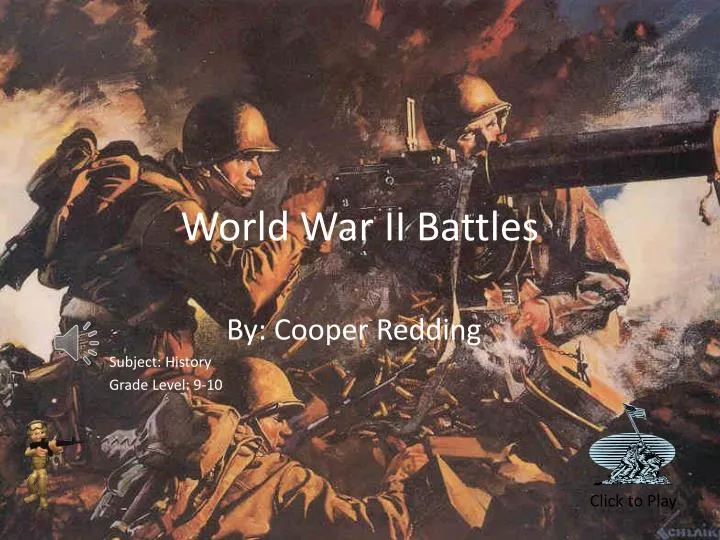 PPT World War II Battles PowerPoint Presentation, free download ID