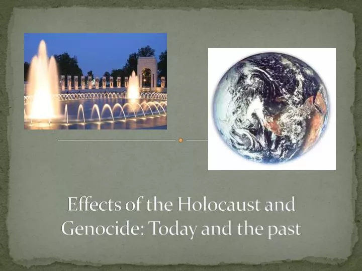 a description of the psychological effects of the holocaust The holocaust and its effects on survivors: an overview created date: 20160807050403z. a description of the psychological effects of the holocaust The holocaust and its effects on survivors: an overview created date: 20160807050403z.