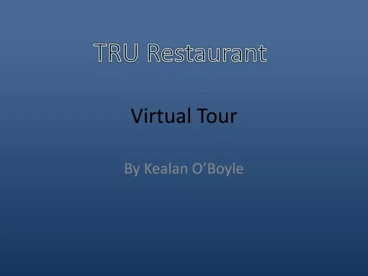 virtual tour n.