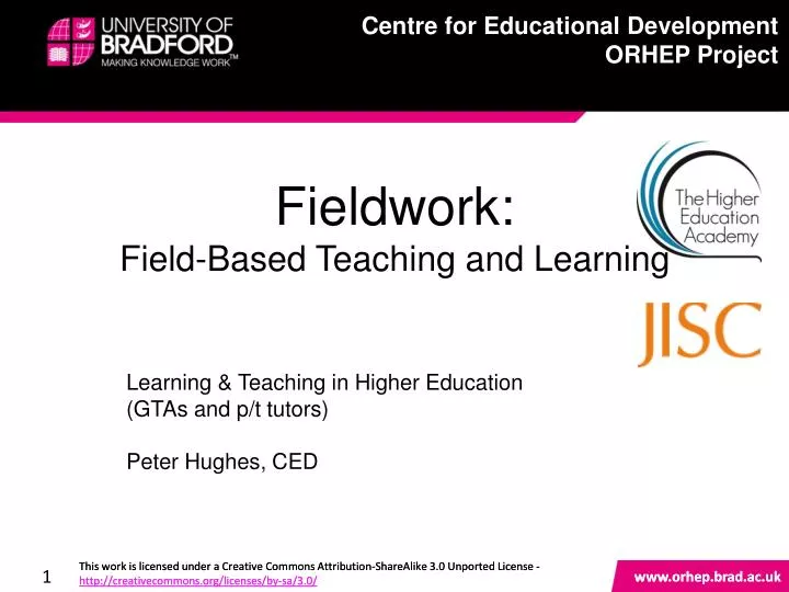 fieldwork field based teaching and learning n.
