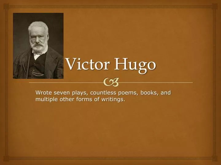 PPT - Victor Hugo PowerPoint Presentation, free download - ID:2148873