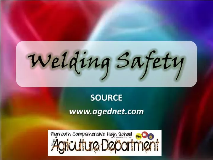 welding safety n.
