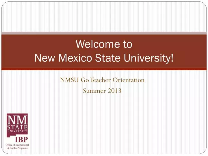 Ppt Welcome To New Mexico State University Powerpoint
