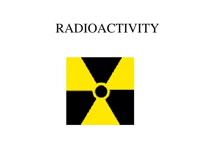 radioactivity n.