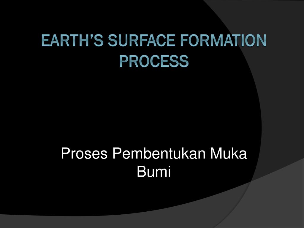 Formation process