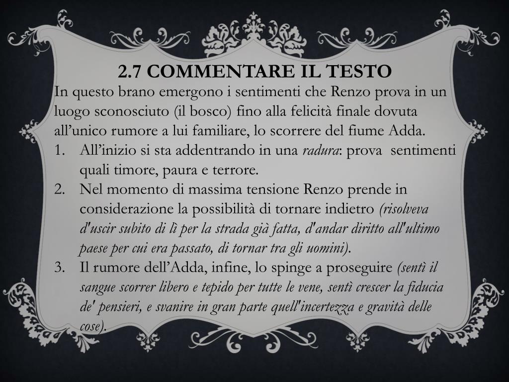 Le Parole Che Danno Inizio A I Promessi Sposi