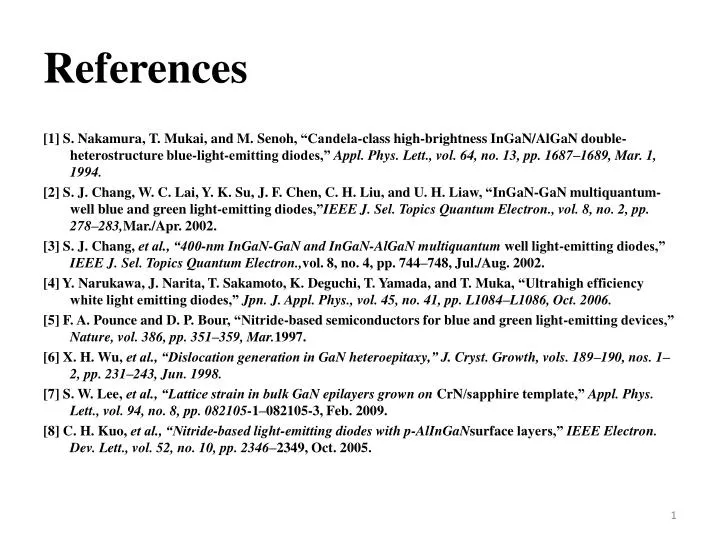 references in ppt presentation