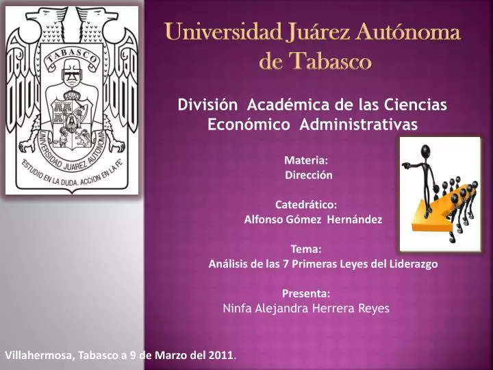 PPT - Universidad Juárez Autónoma de Tabasco PowerPoint Presentation