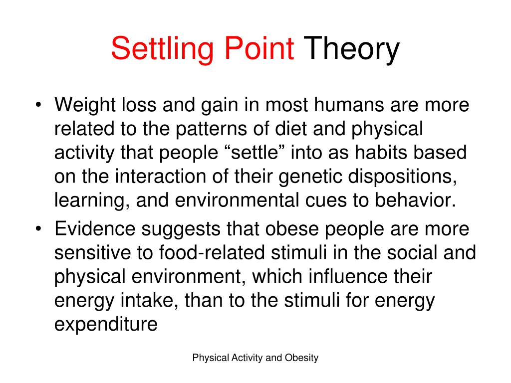 Settling point theory