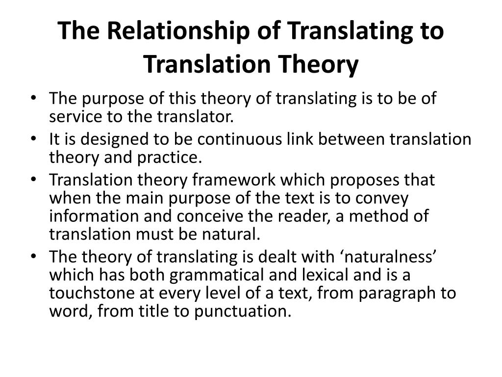 PPT - The Process of Translating PowerPoint Presentation, free download ...