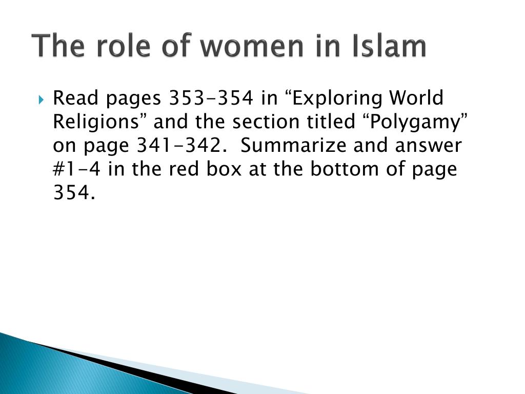 women's role in islamic society essay