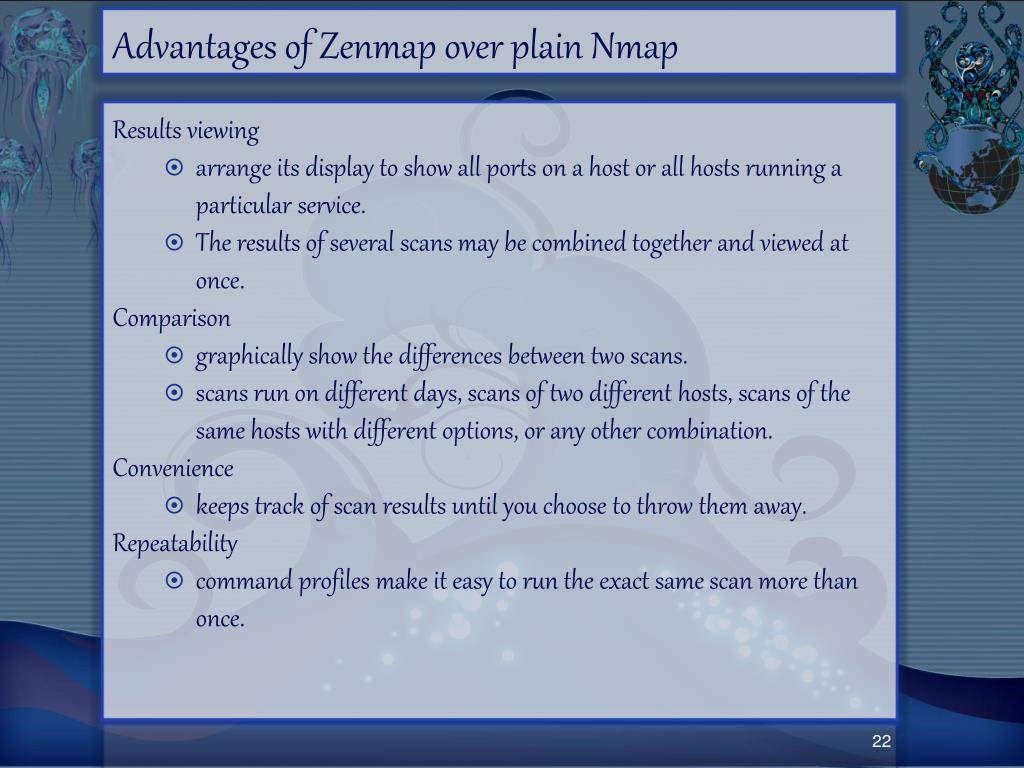 difference between zenmap and nmap difference between zenmap and nmap