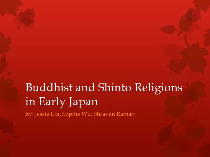 early japanese religion early japanese religion