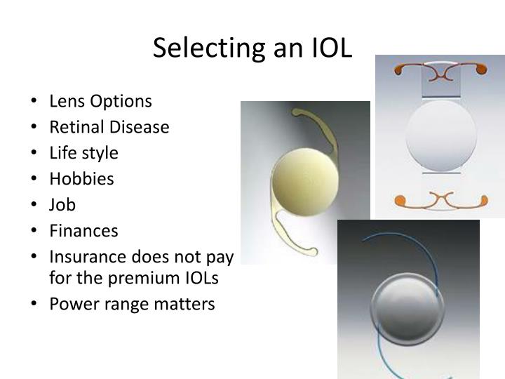 PPT - Cataract Surgery & Premium IOLs PowerPoint Presentation - ID:2155016