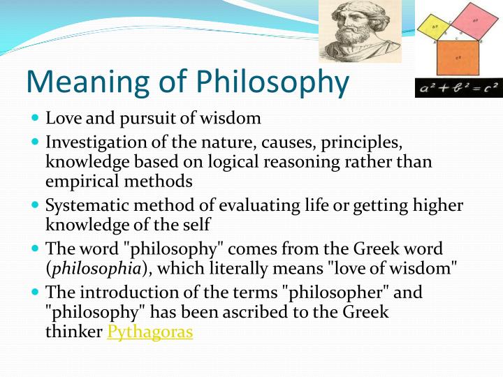 My Personal Definition Of Philosophy