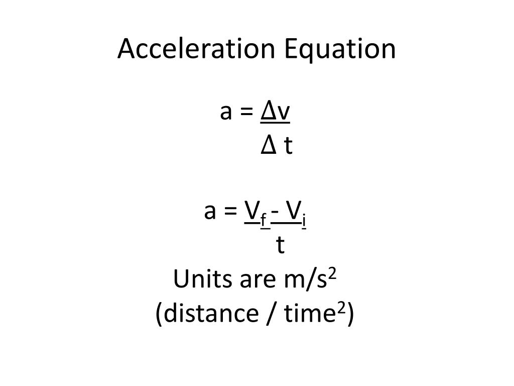 acceleration to g force formula