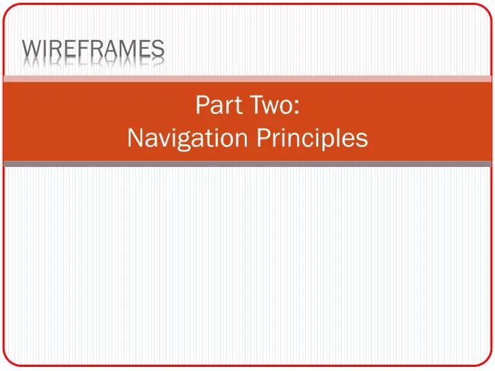 PPT - Part Two: Navigation Principles PowerPoint Presentation, free ...