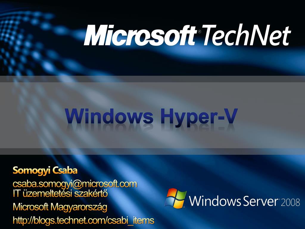 PPT - Windows Hyper-V PowerPoint Presentation, free download - ID:2157871