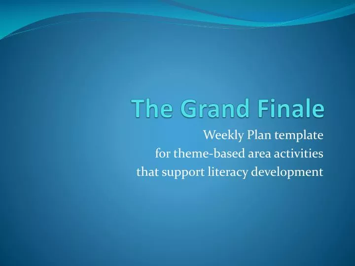 The Grand Finale PDF Free Download The Grand Finale PDF Free Download