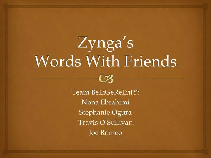 zynga s words with friends n.