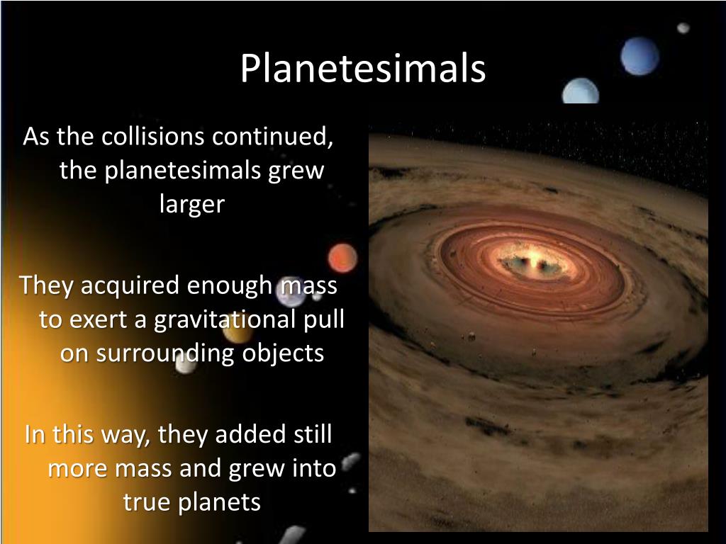 planetesimal hypothesis meaning