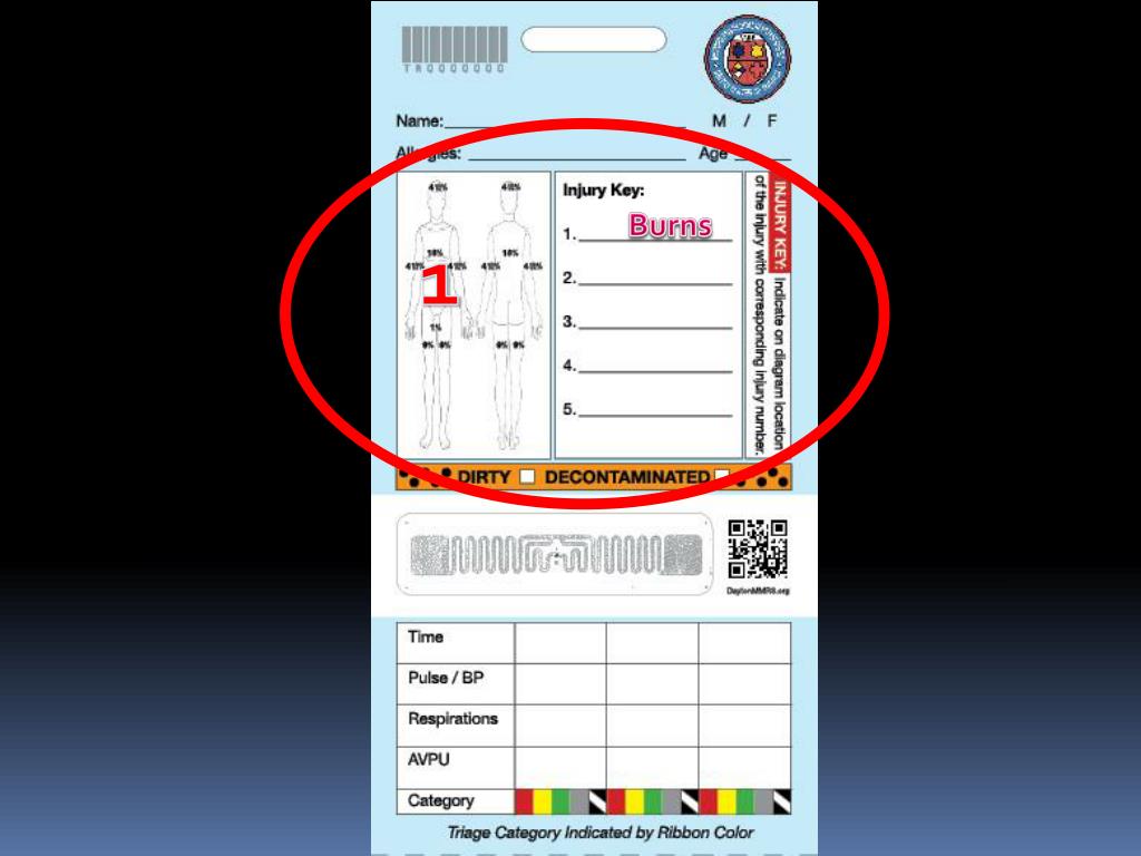 Triage Ribbons Ripable PPT - Guidance for Use of Dayton MMRS SALT Triage Materials PowerPoint ...