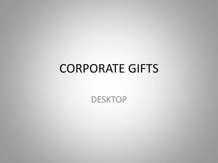 corporate gifts n.