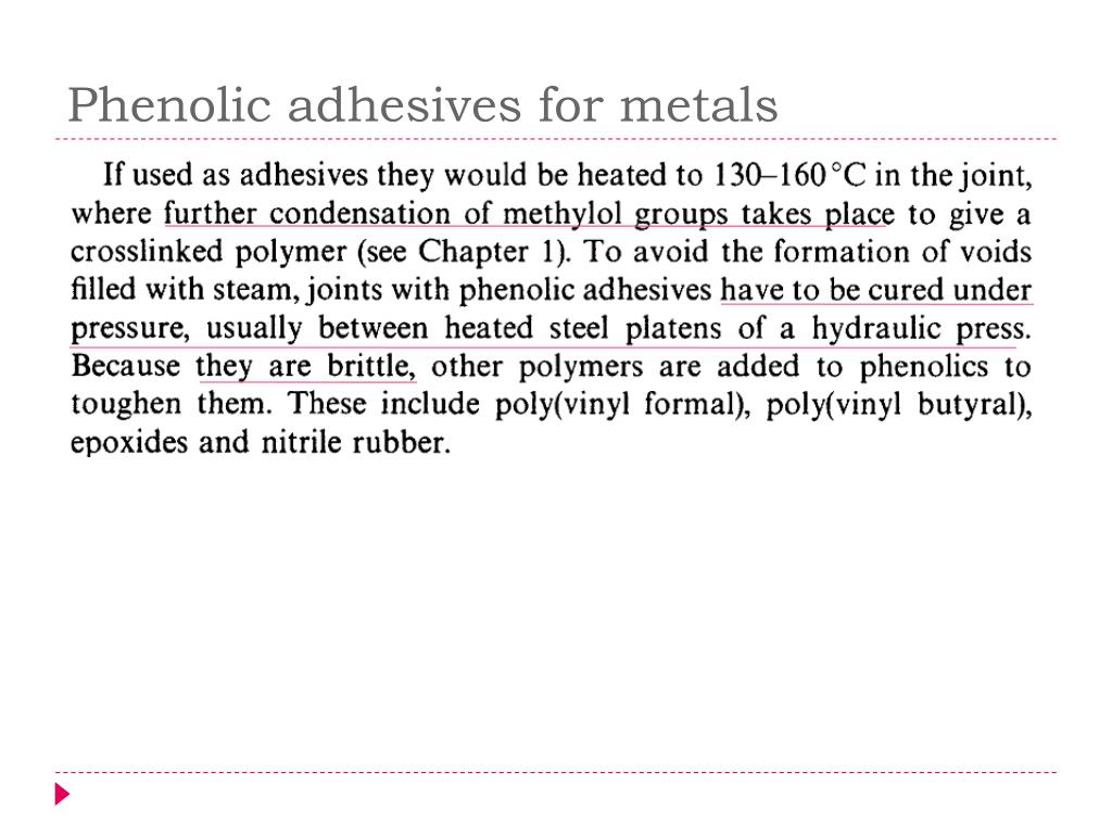 PPT Adhesives which harden by chemical reactions PowerPoint