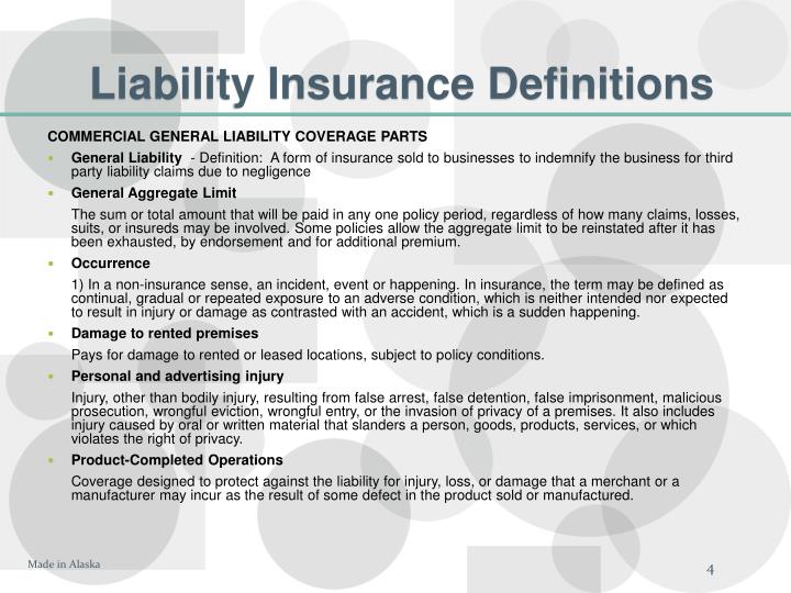 Automobile Insurance: Automobile Insurance Definition Terms