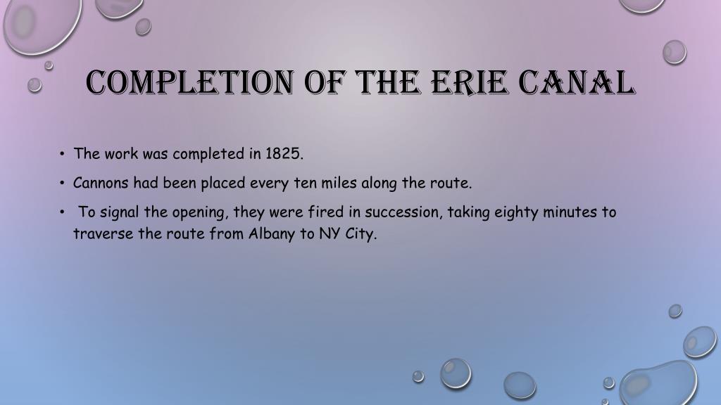 Ppt Construction Of The Erie Canal Powerpoint Presentation Free Download Id2159249