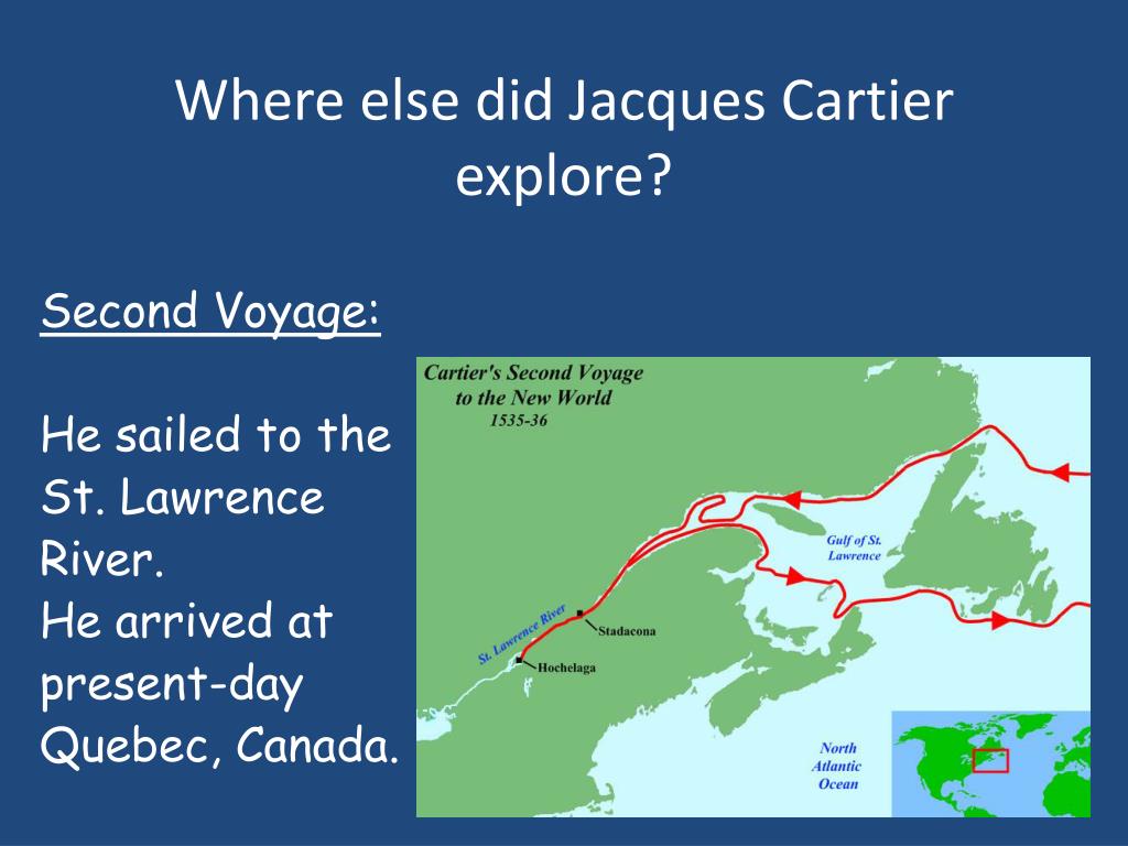 when did cartier explore canada