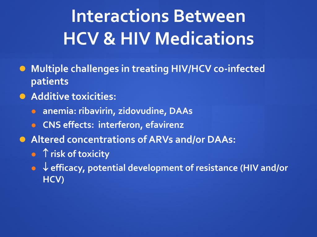 PPT - Drug Interactions with Directly Acting Antivirals for HCV ...