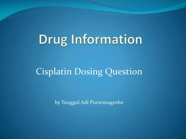 drug information apps assignment slideshare