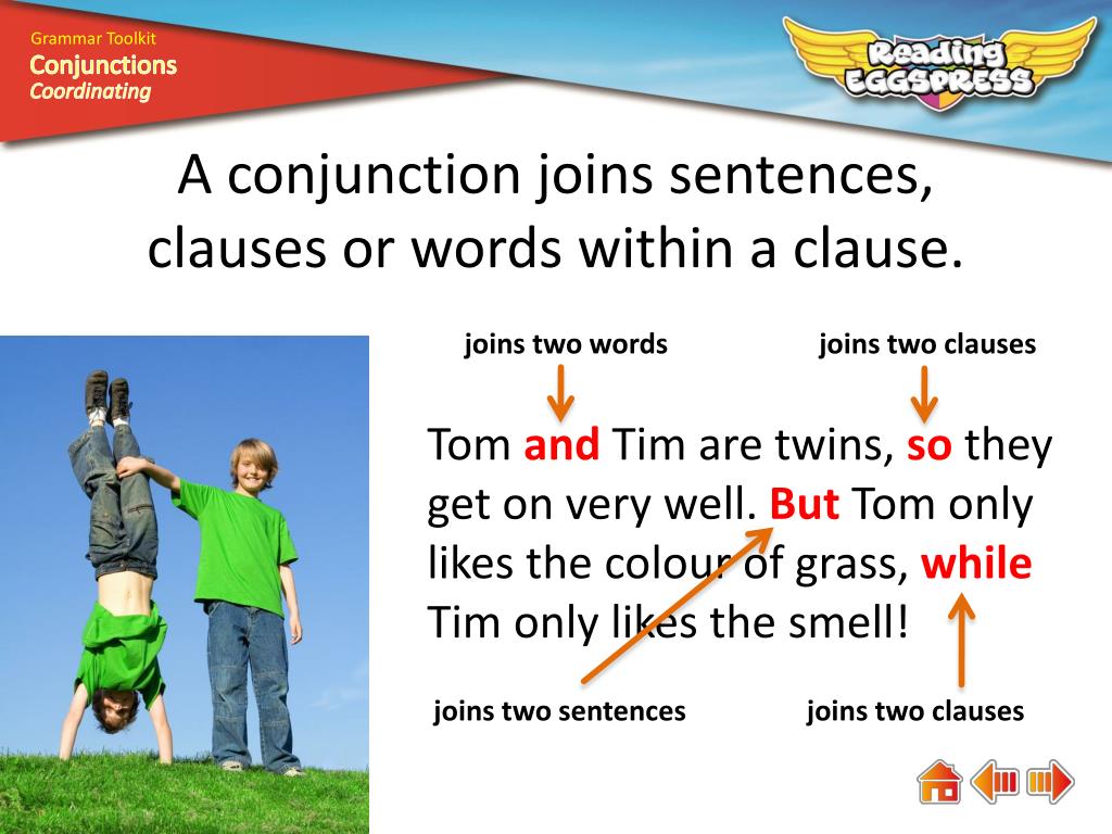 powerpoint presentation on conjunctions