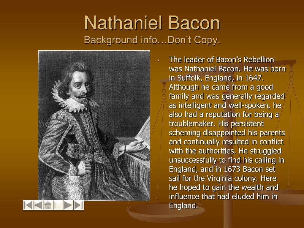 PPT - BACON'S REBELLION PowerPoint Presentation, free download