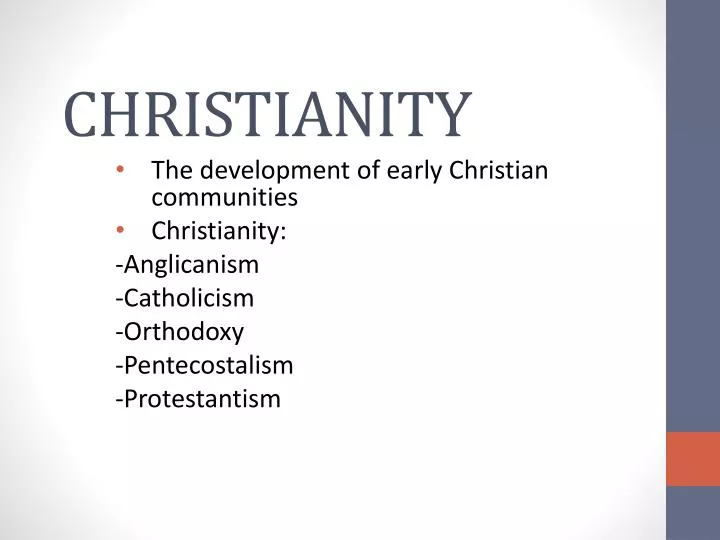 christianity n.
