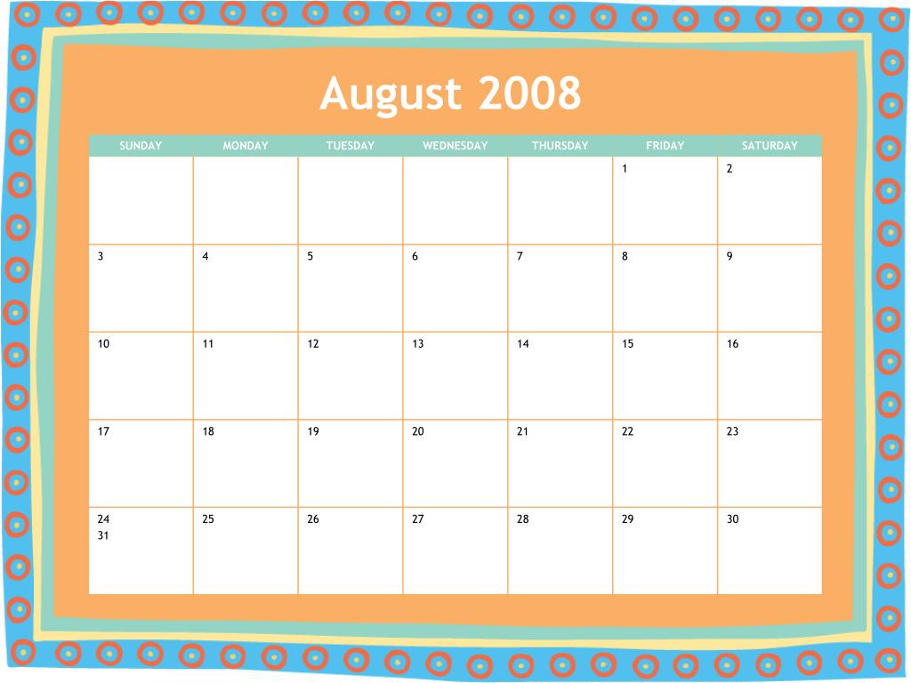 PPT 2008 2009 School Year Calendar PowerPoint Presentation Free 