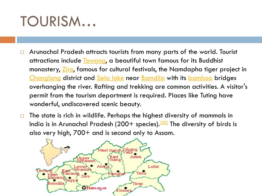 ppt on arunachal pradesh tourism
