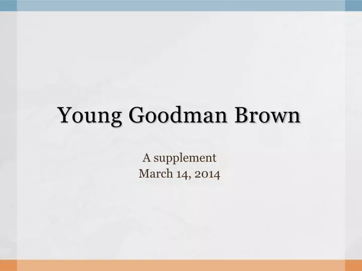 young goodman brown archetypal criticism A handbook of critical approaches to literature d young goodman brown 66 a brief history of formalist criticism 96 a. young goodman brown archetypal criticism A handbook of critical approaches to literature d young goodman brown 66 a brief history of formalist criticism 96 a.