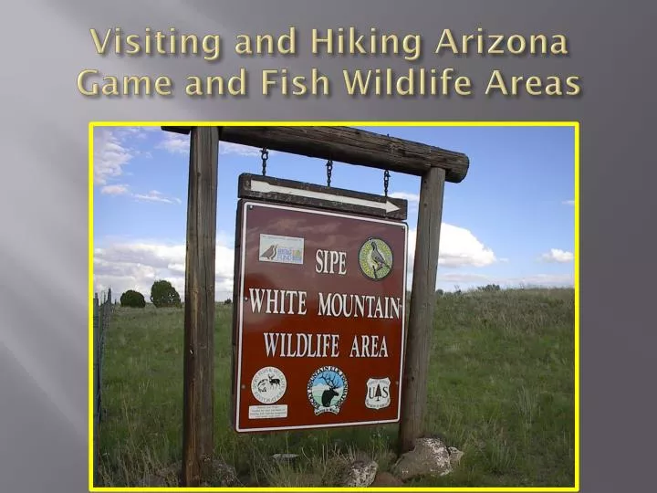 visiting and hiking arizona game and fish wildlife areas n.