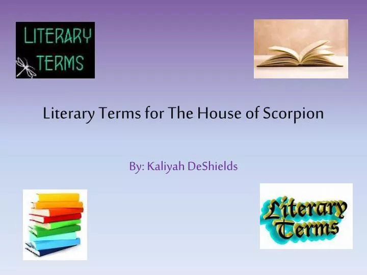 literary terms for the house of scorpion n.