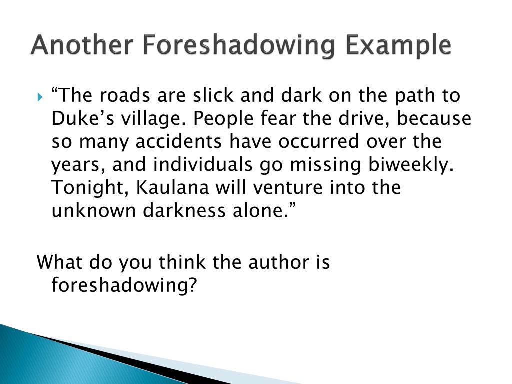 PPT Narrative Devices POV, Flashback, Foreshadowing PowerPoint